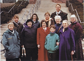 Janet with friends